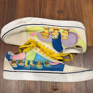 Vans The Simpsons High-Top Sneakers with Yellow Laces